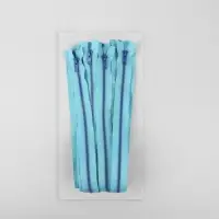 Молния &laquo;Трактор&raquo;, №5, разъёмная, замок автомат, 60 см, голубая