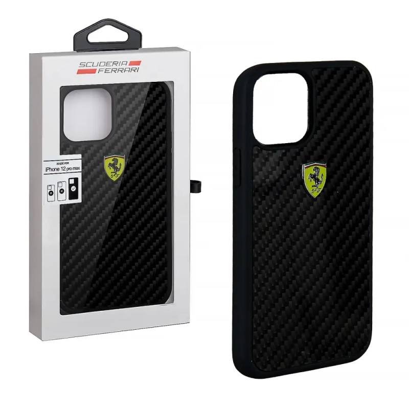 Чехол iPh 12 Pro Max F Carbon