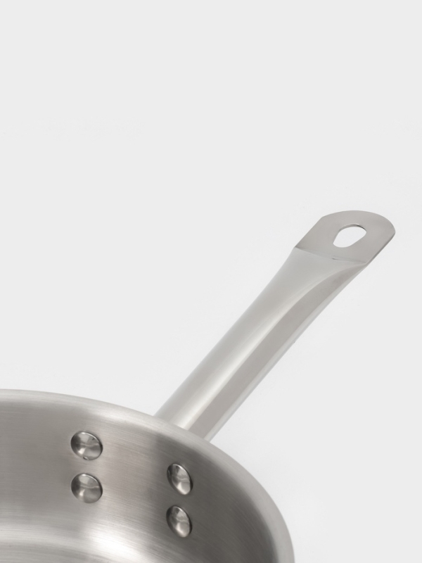 Сковорода-сотейник d=24 см, h=6,5 см, толщина стенки 0,6 мм, индукция