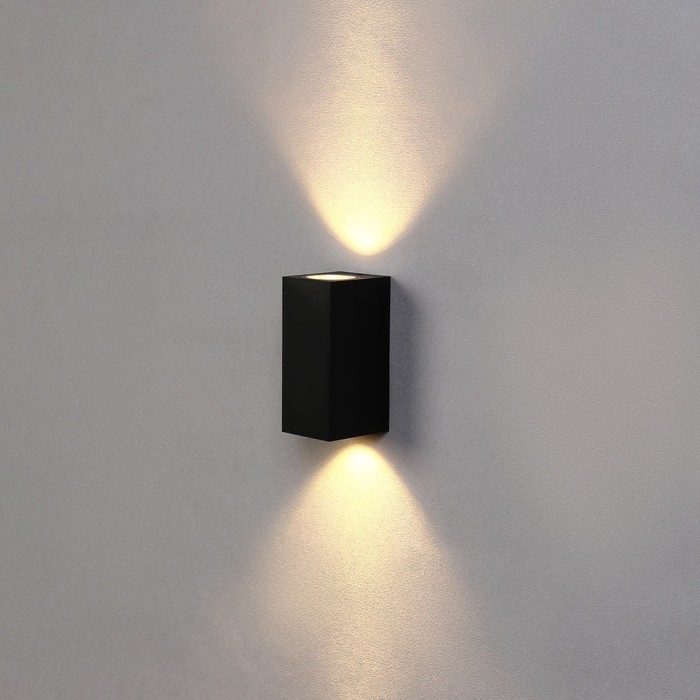 Светильник фасадный &laquo;Глайт&raquo;, FSD-034, 10 Вт, 3000K, IP65, 220 В, пластик, черный