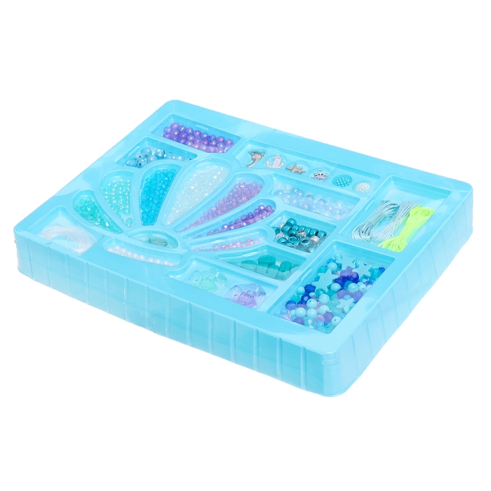 Набор для творчества &laquo;Создай украшение: Русалка&raquo;, 20 видов бусин, 4 вида шармов