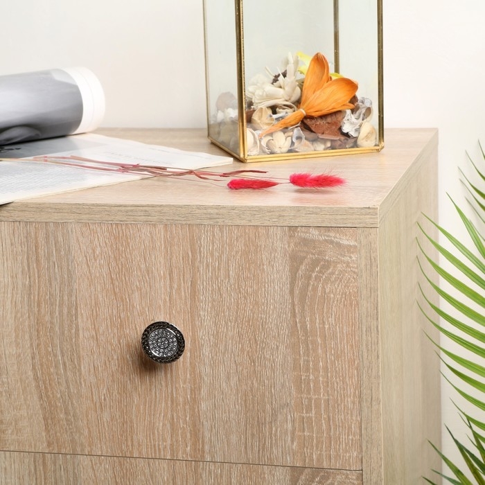 Ручка кнопка РК017CP, цвет хром, 8 шт TMP