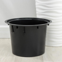 Кашпо для цветов со вставкой &laquo;Оазис&raquo;, 63 л (13 л), цвет белый