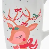 Кружка чайная новогодняя &laquo;Оленёнок&raquo;, 530 мл