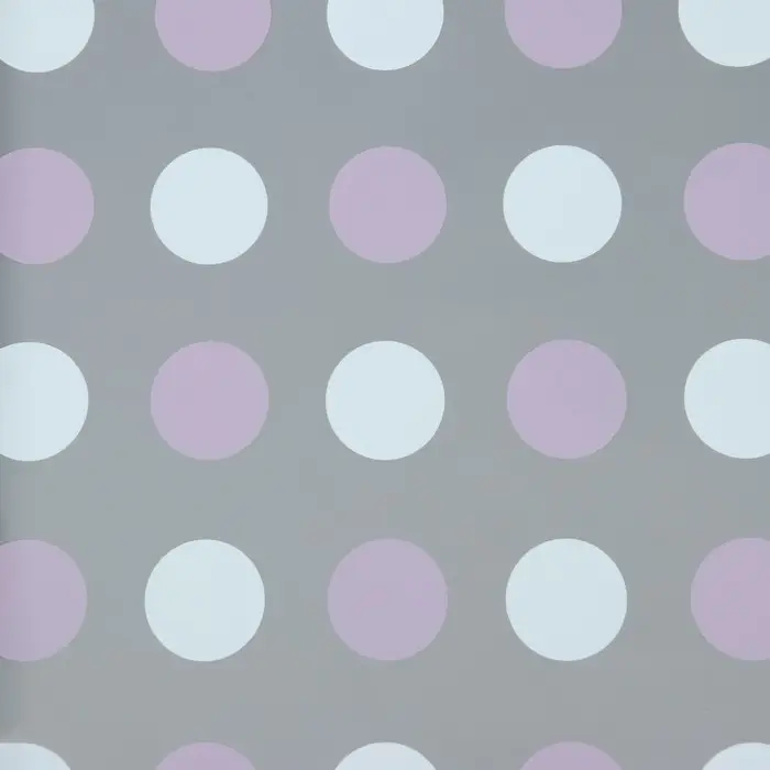 Пленка для цветов, &laquo;Горохи&raquo;, белый - лиловый, 57&times;57 см &plusmn;5% см