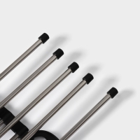 Вешалка для брюк и юбок Доляна, 30&times;18&times;12,5 см, 5 спиц, раздвижная, цвет чёрный