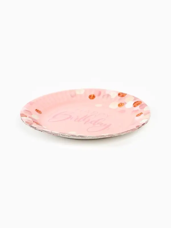 Тарелка одноразовая бумажная &laquo;HB&raquo;, 17 см, 6 шт