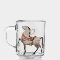 Кружка "Green tea" "Лошади" 200 мл