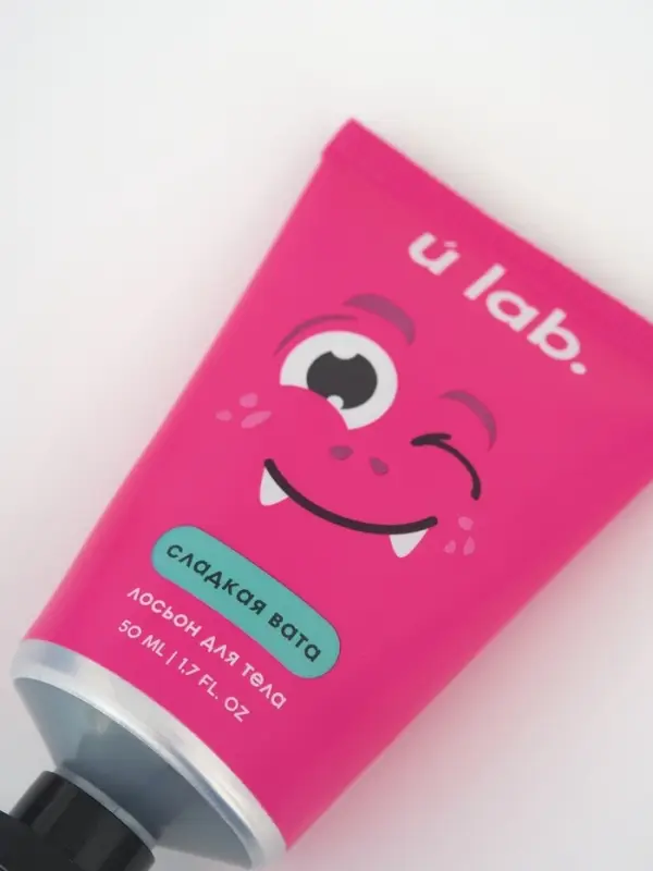 Лосьон для тела детский &laquo;Монстрики&raquo;, аромат сладкая вата, ULAB