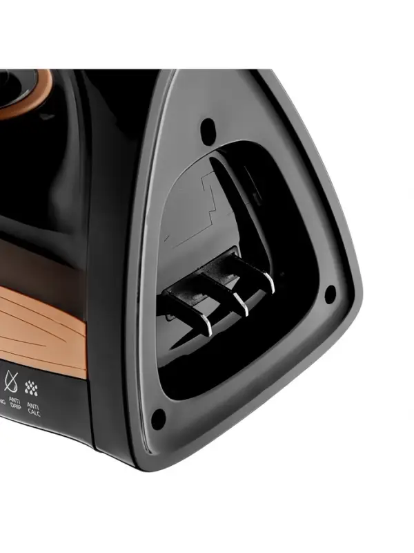 Утюг паровой BRAYER 4010BR, 2400 Вт, керамичекая подошва, 320 мл, беспроводной, коричневый