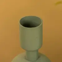 Подсвечник на 1 свечу текстурный "Болотный" с 1 сферой 7,5х7,5х11,5 см