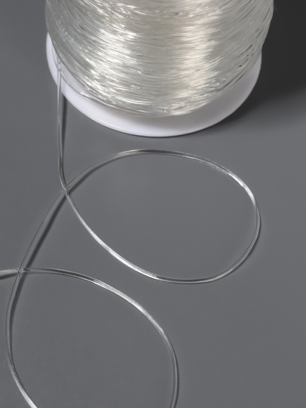 Нить для плетения 100&plusmn;1м d1мм эластичная силикон прозрачный АУ