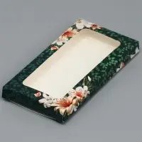 Коробка для шоколада, кондитерская упаковка, &laquo;Дорогому учителю&raquo;, с окном, 17.3 х 8.8 х 1.5 см