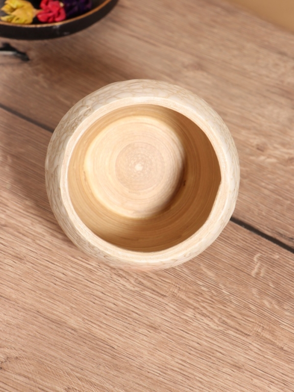 Ваза 12х12х11 см, бамбук