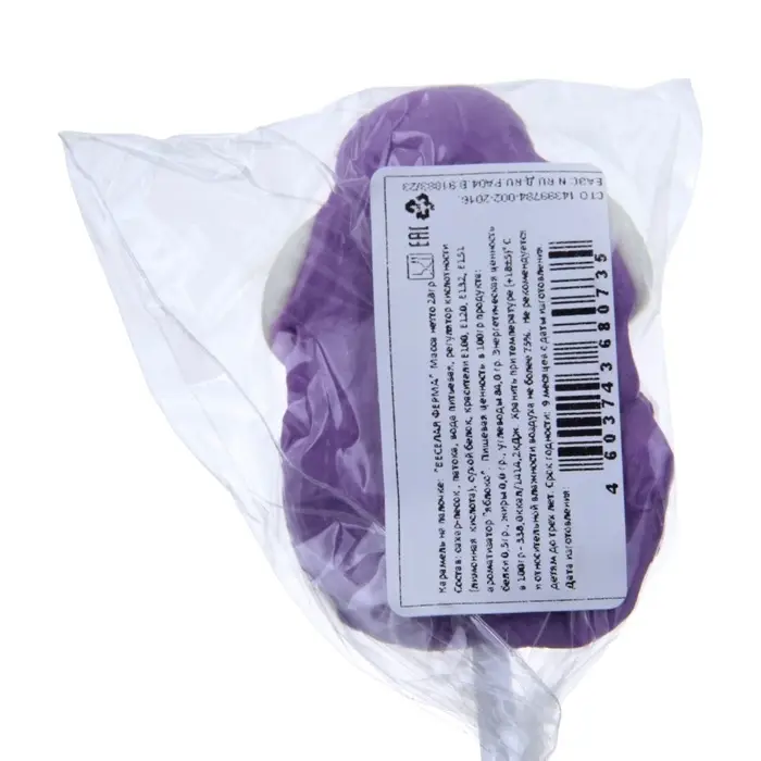 Карамель на палочке &laquo;Веселая ферма&raquo; микс 28 г