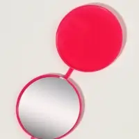 Зеркало складное &laquo;Цветы&raquo;, d=6 см, МИКС