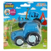 Игрушка-тянучка антистресс с блестками &laquo;Синий Трактор&raquo; XIB-BT04-GL-RU