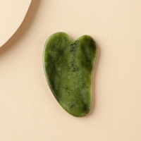 Набор массажеров Гуаша для лица &laquo;Будь счастлива&raquo;, кальцит, серпентин