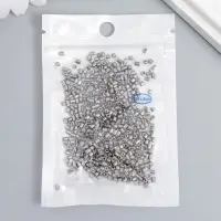 Бисер стекло 12/0 "Цилиндр. Металлик" 10 гр