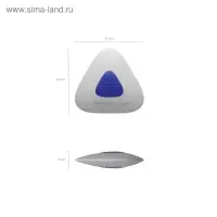 Ластик с центровкой ErichKrause Smart Mini, треугольный, средней жёсткости, гипоаллергенный