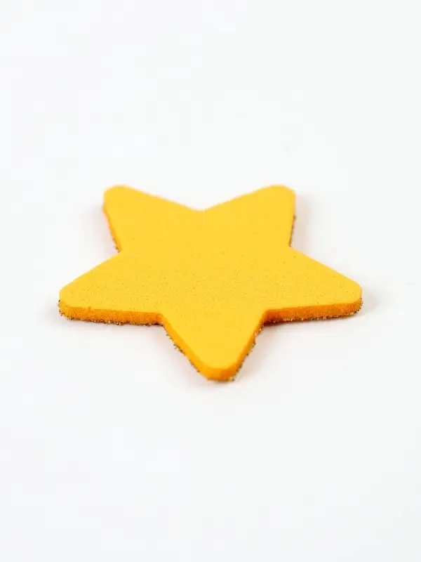 Декор "Звезда" цвет серебро, золото 2 размера, фоам глиттер 5 и 3 см, набор 10 шт