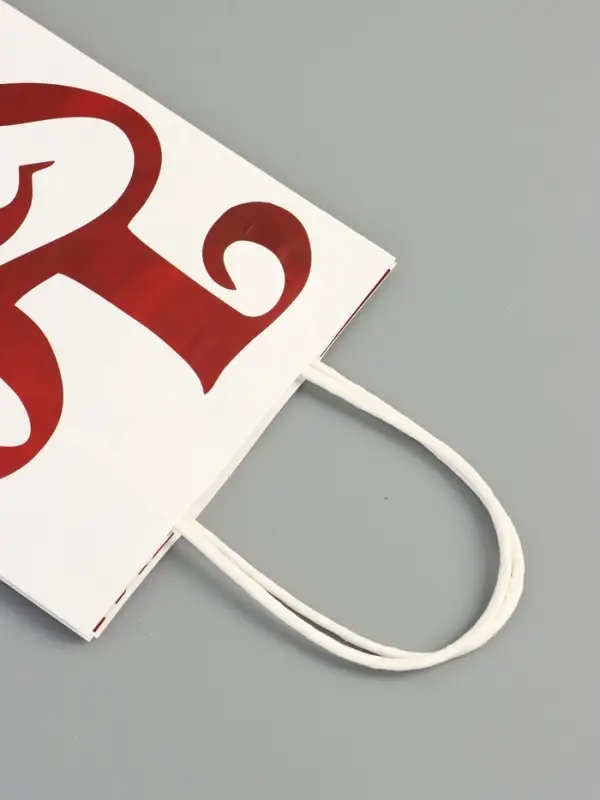 Пакет подарочный крафт Love 15&times;8&times;21 см