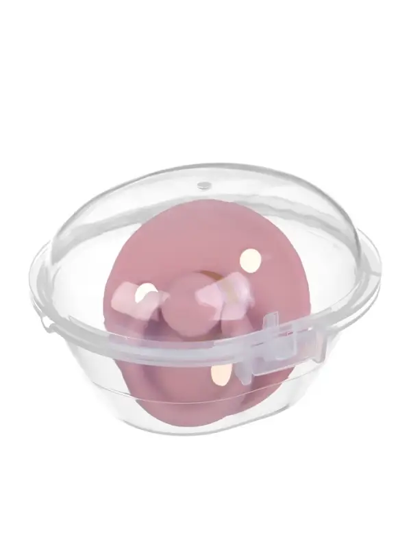 Соска - пустышка классическая, латекс, цв.пыльно-розовый, в контейнере, от 0 мес., M&B