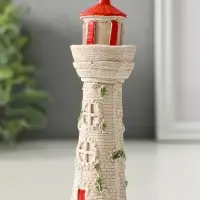 Фигура "Маяк", размер 13х3 см, гипс, с росписью