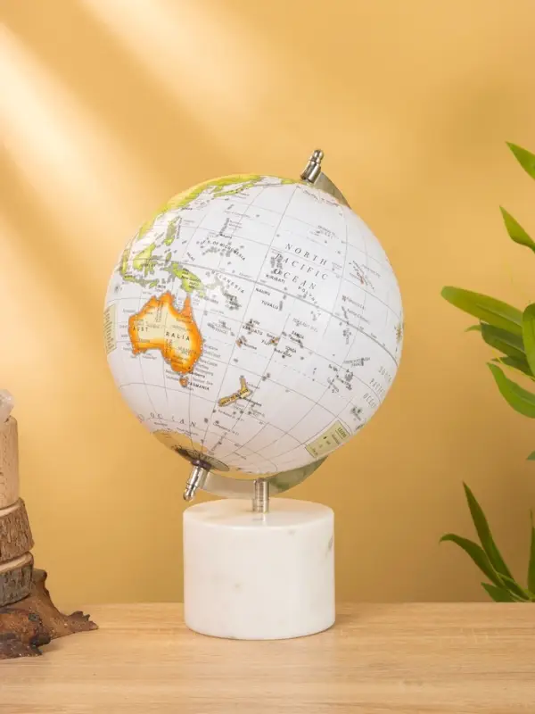 Глобус сувенирный, 23&times;20&times;32 см, подставка мрамор