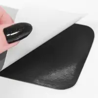 Заплатки для одежды, 10 &times; 7,5 см, клеевые, пара, цвет чёрный