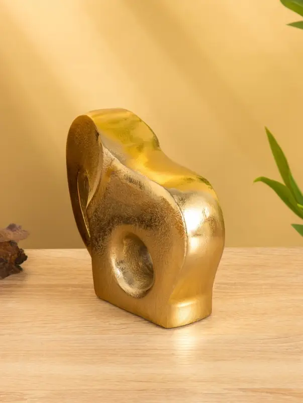 Сувенир интерьерный "Слон" 16х5х14 см, алюминий