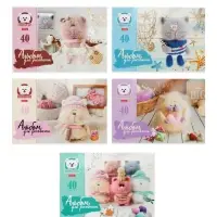 Альбом для рисования А4, 40 листов, на скобе, Hatber &laquo;Уютные котики&raquo; МИКС