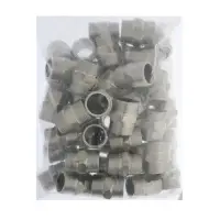 Ниппель ZEIN, 1", наружная резьба, нержавеющая сталь, фасовка 50 шт.