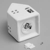 Светодиодная фигура "Дом" 6х6х9.5 см, 1 LED, LR44x3(в компл.), свечение тёплое белое