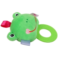 Погремушка мягкая с прорезывателем &laquo;Лягушонок&raquo;, Крошка Я