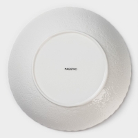 Салатник фарфоровый Magistro &laquo;Цветок Бланш&raquo;, d=26,5 см, цвет белый