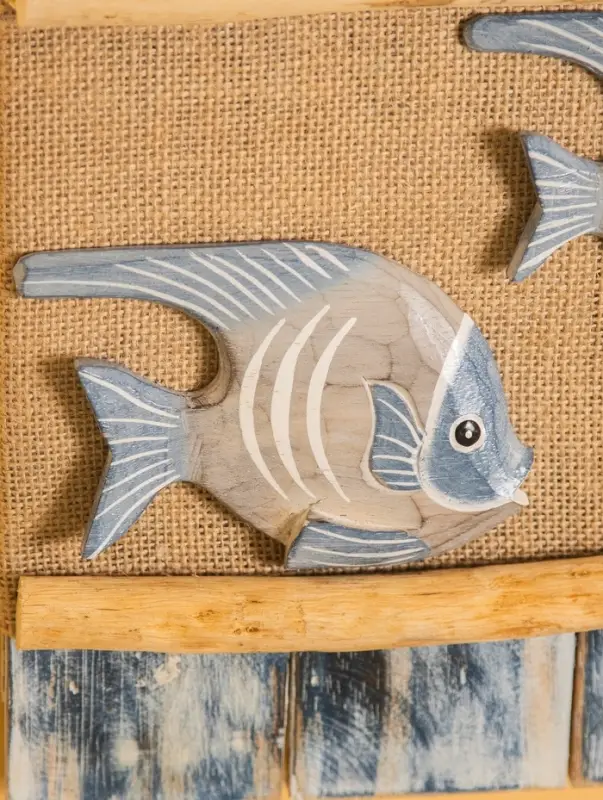 Панно плетёное &laquo;Пара рыбок&raquo;, 25&times;4&times;55 см