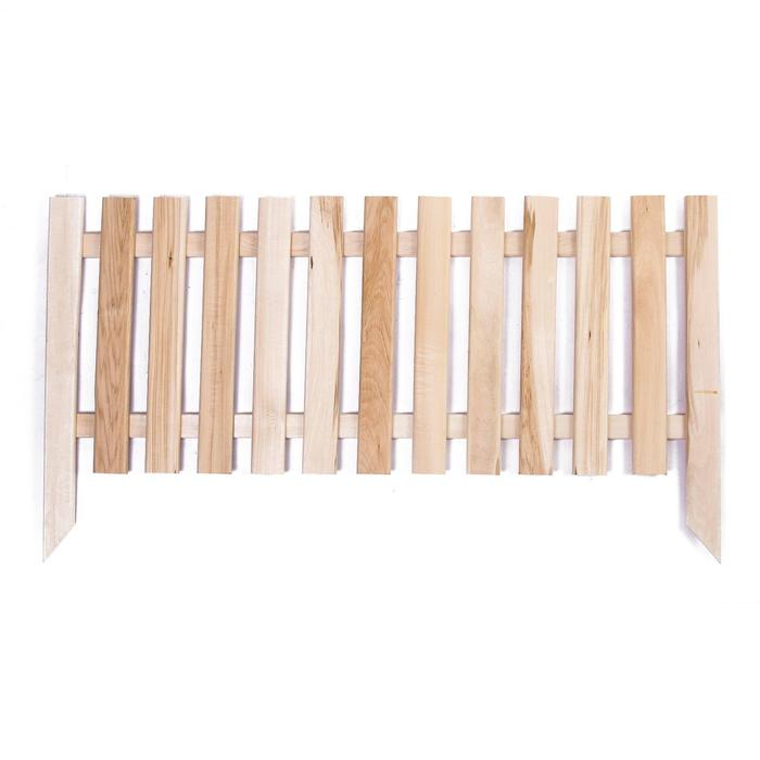 Ограждение декоративное, 45 &times; 110 см, 1 секция, дерево, &laquo;Линия&raquo;, Greengo