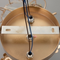 Люстра "Переливы" 2х40Вт Е27 золото