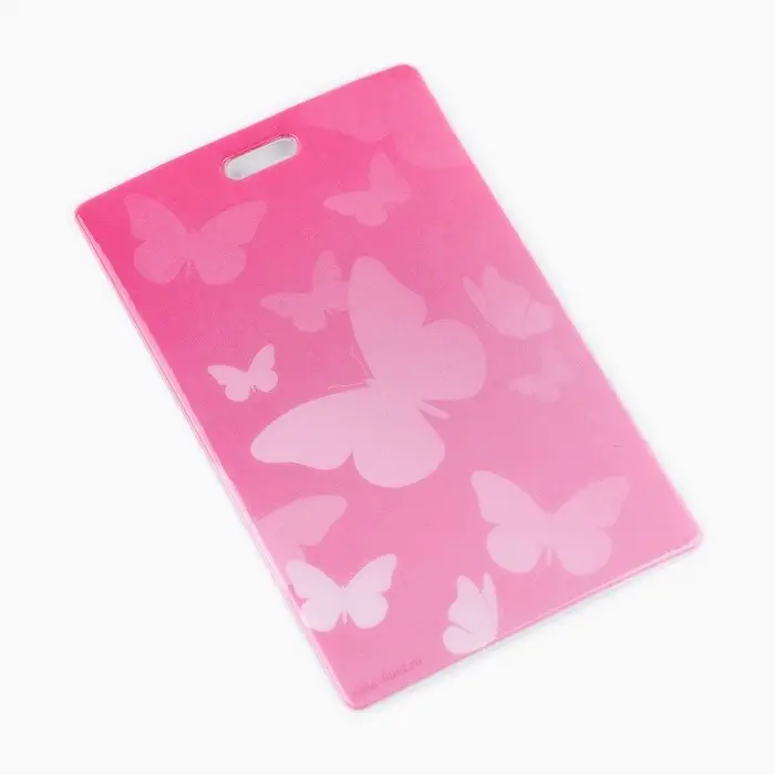 Чехол для бейджа &laquo;Бабочки&raquo;, 6,5 х 10,5 см
