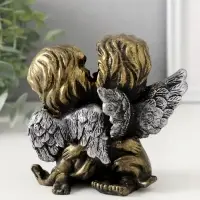 Фигура "Ангелы целуются" 10.5х11х8 см