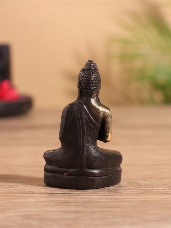 Сувенир бронза "Будда" 4х2х6 см