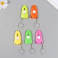 Брелок для ключей на кольце &laquo;Ракета&raquo;, канцелярский нож, пластик, 3&times;6 см, МИКС