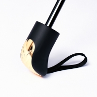 Зонт механический &laquo;Однотон&raquo;, эпонж, 4 сложения, 10 спиц, R = 56/63 см, D = 126 см, цвет МИКС