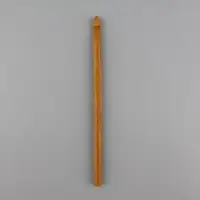 Крючок для вязания, бамбуковый, d=7 мм, 15 см