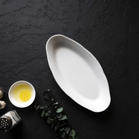 Селёдочница Добрушский завод &laquo;Идиллия&raquo;, 25&times;12.8 см, фарфор, белая