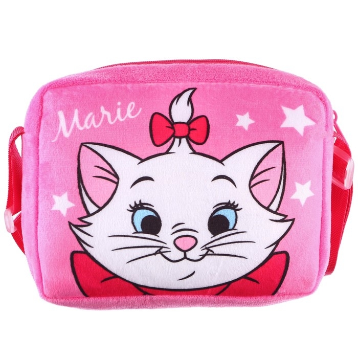 Сумка детская плюшевая, 12х15х3 см, Коты Аристократы