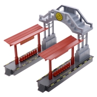 Железная дорога &laquo;Винтаж&raquo;, 2 состава в комплекте, свет и звук, работает от батареек