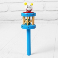 Погремушка &laquo;Весёлый зоопарк&raquo;, с бубенчиком внутри, цвета МИКС