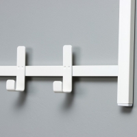 Вешалка с полкой &laquo;Торонто 32&raquo;, 92,4&times;25,5&times;9,8 см, металл, цвет белый